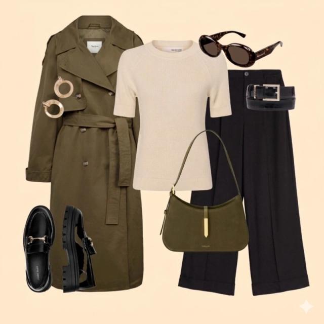 Podzimní outfit s olivovým trenčkotem: Jak být na podzim stylová a elegantní? Podzimní outfit s olivovým trenčkotem: Jak být na podzim stylová a elegantní?